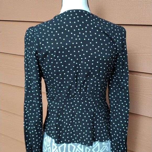 Essentials by ABS Polka Dot Blouse - Picture 6 of 14